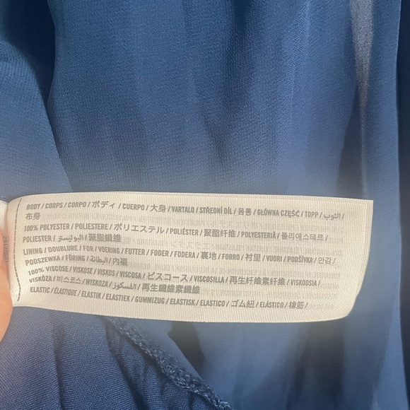 Abercrombie & Fitch Blue Dress. Pre-Owned. - Picture 6 of 7